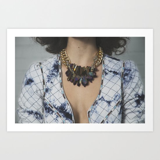 Rock Crystals Art Print