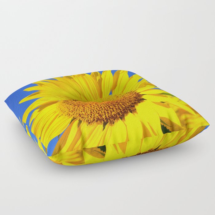 Sunflower in Bloom Floor Pillow