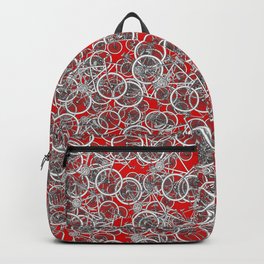 I Want to Ride My Bicycle Backpack | Bicycling, Biker, Pedal, Cartoon, Sport, Ride, Bike, Cyclist, Speed, Black 
