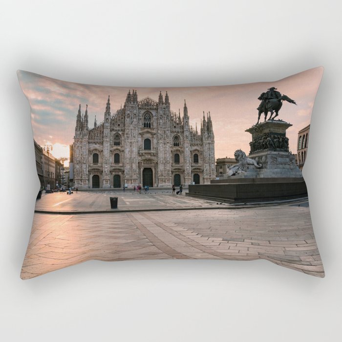 Milan Italy Rectangular Pillow