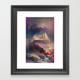 My mountain Framed Art Print