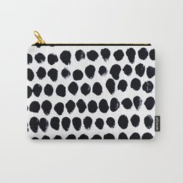 Black Dots Carry-All Pouch
