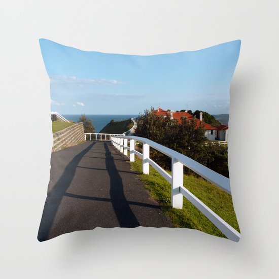 Walkway to Byron Bay, Australia Throw Pillow