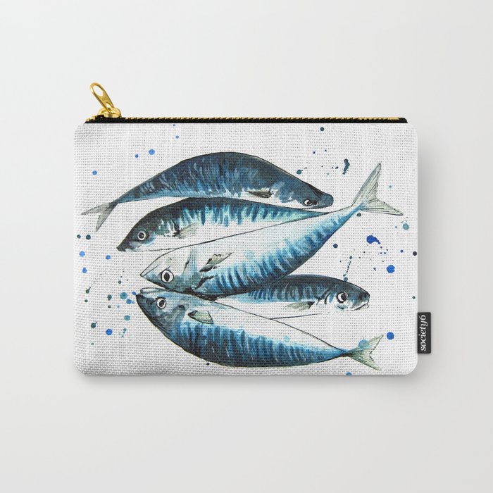 Mackerel - Scomber Scombrus Carry-All Pouch