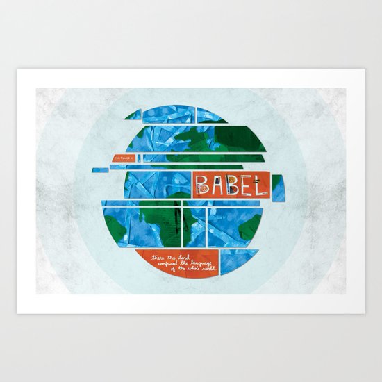 Tower of Babel (by Amy Hardy) Art Print