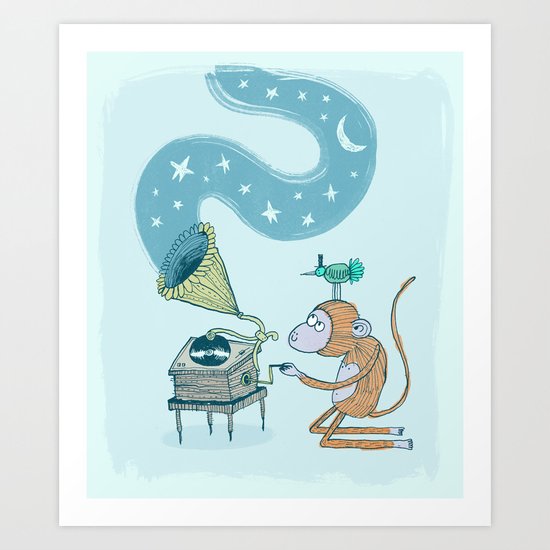 'Night Sounds' Art Print
