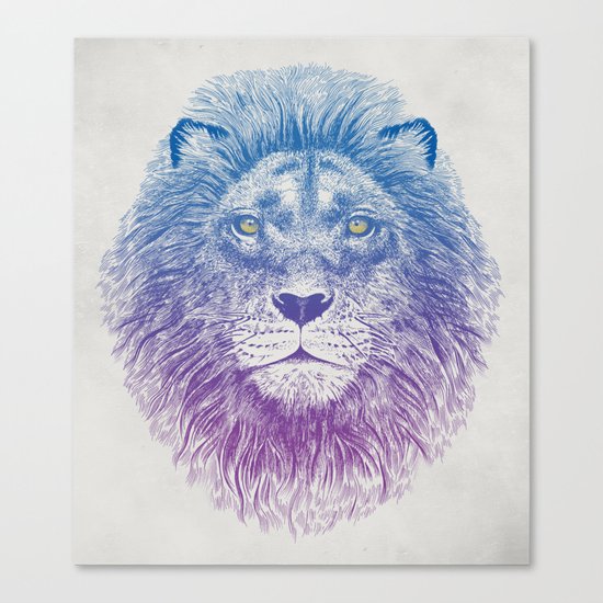 Face of a Lion Canvas Print