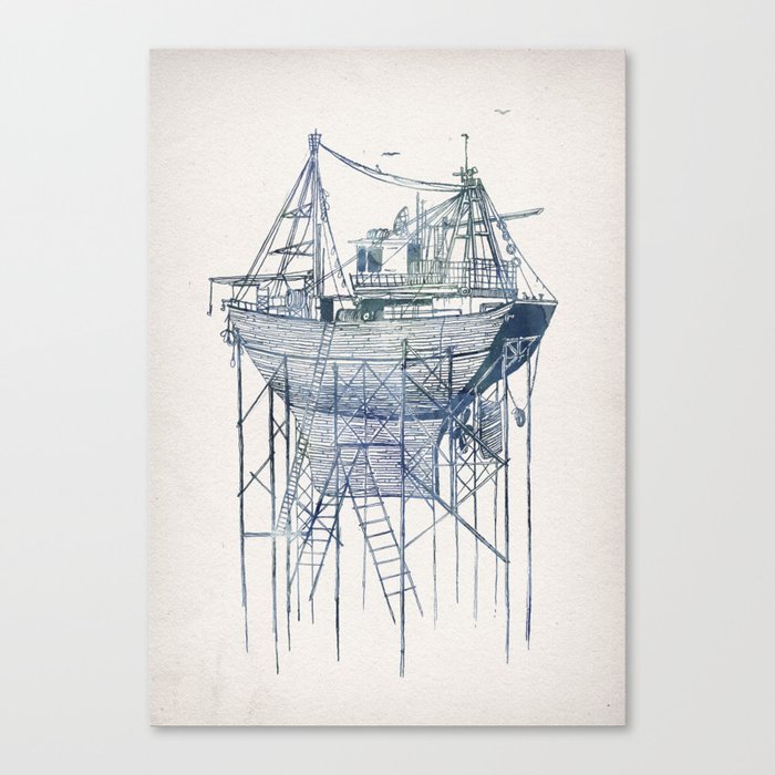 Dry Dock II Canvas Print