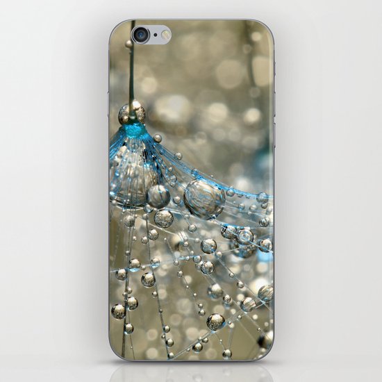 Cyan & Gold iPhone & iPod Skin