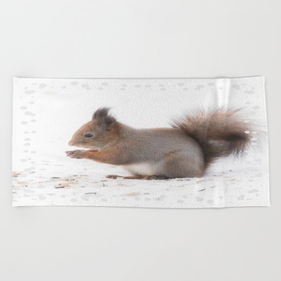 Lunch Pause Beach Towel
