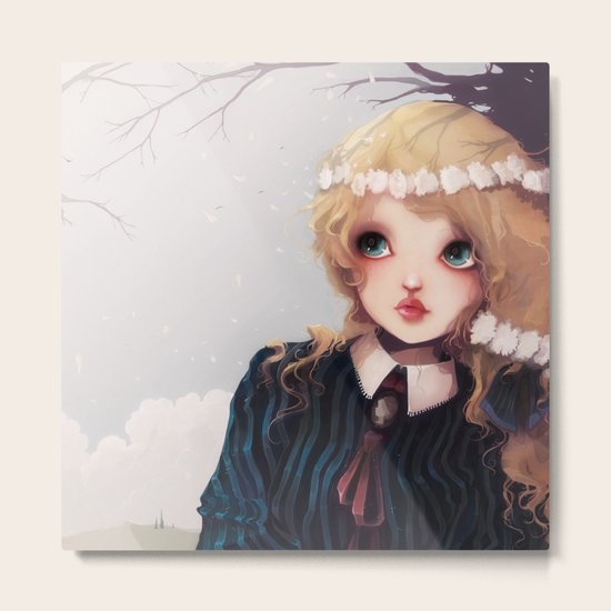 Quelque part... Metal Print