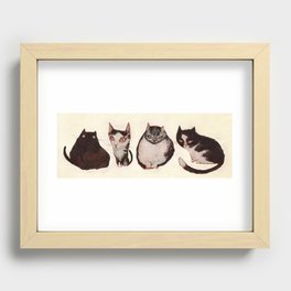 Cats Recessed Framed Print