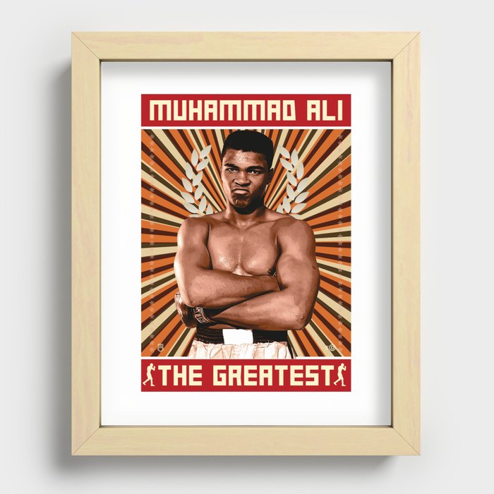 Ali The Greattest Recessed Framed Print
