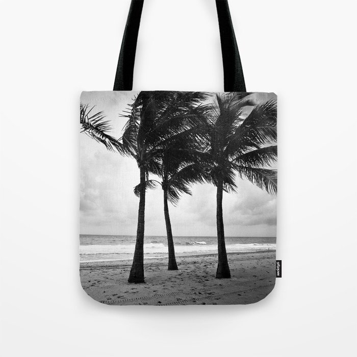 Three Palm Trees Tote Bag