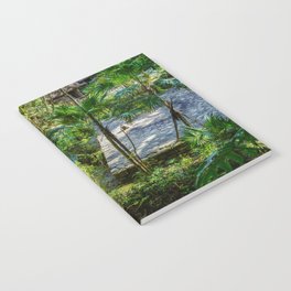 Mexico Photography - Cool Park With Clear Water Notebook