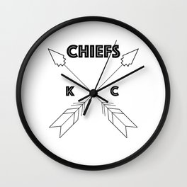 Chiefs Arrowhead Wall Clock