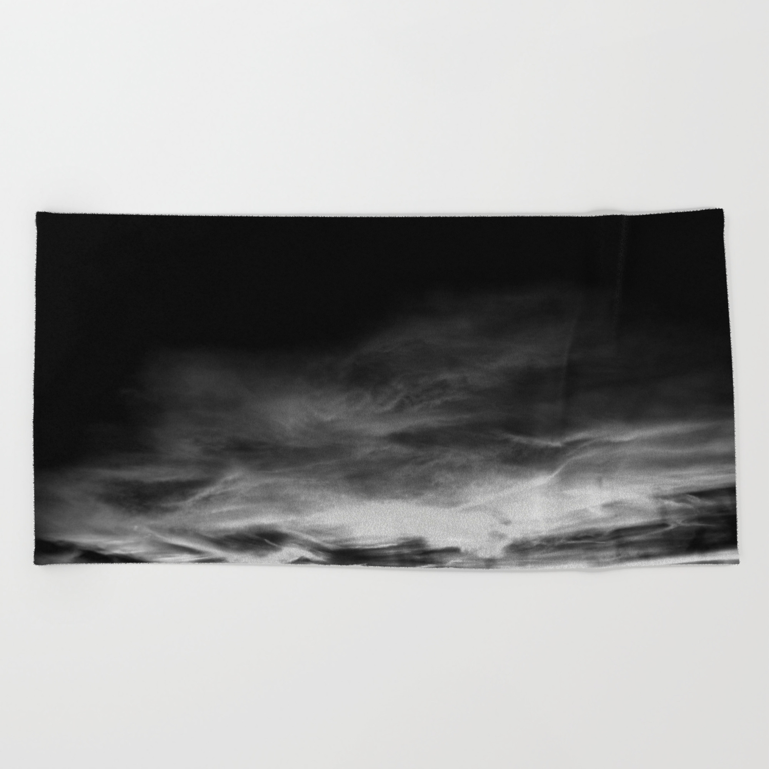 Black White Touching 1 Abstract Decor Art Society6 Beach