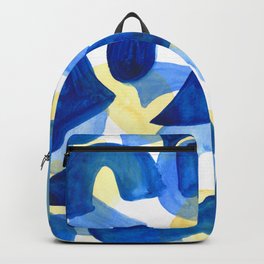 Layered Blues Backpack