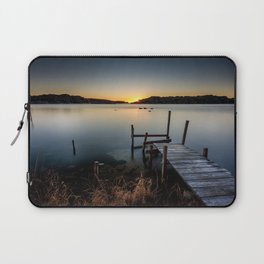Sunset Over Old Pier Laptop Sleeve