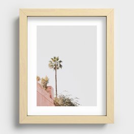 Morocco Palm Tree Recessed Framed Print