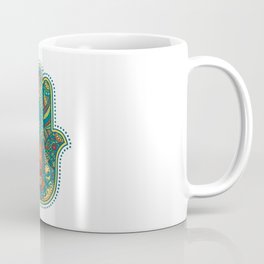 Hamsa , Hand of Fatima, Protective Amulet Top Mug