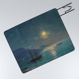 Evening in Crimea by Ivan Aivazovsky Picnic Blanket