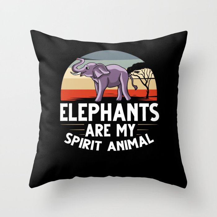 Elephant Animal Funny Ear Cute Baby Throw Pillow