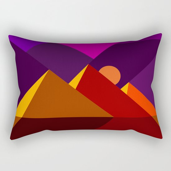 Road to Giza Rectangular Pillow