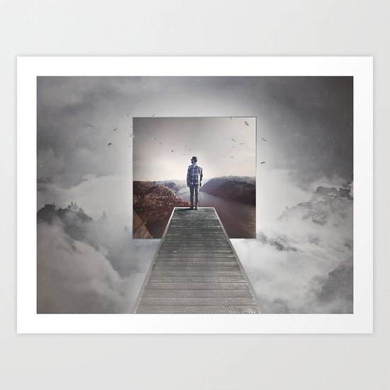 NØT A BR\\DGE Art Print
