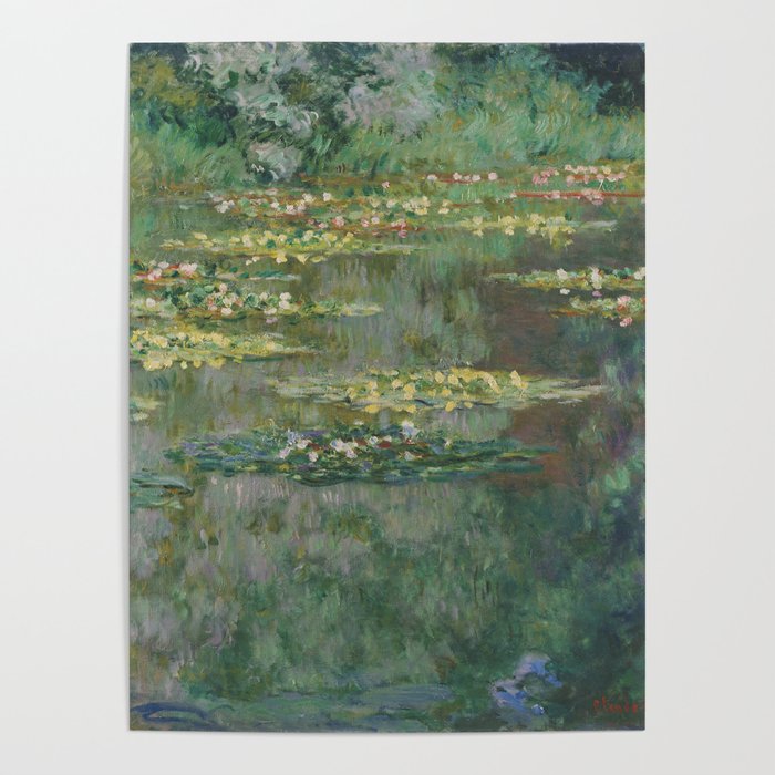 Monet - Water Lily Pond (Le Bassin Des Nympheas) Poster
