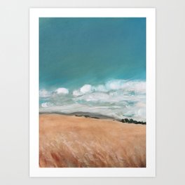 Wheat Fields of Provence II, Artwork by Avery Ches Art Print