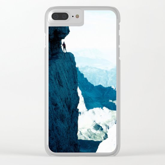 Almost there #Mountain #1 #art #society6 Clear iPhone Case