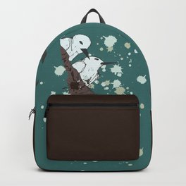 Fairy tern watercolor sketch Backpack