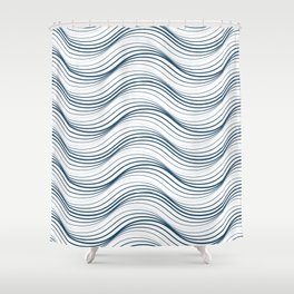 Delicate lines Shower Curtain