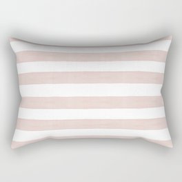 Blush Cabana Stripe Rectangular Pillow