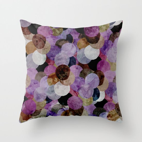 Circles III Throw Pillow