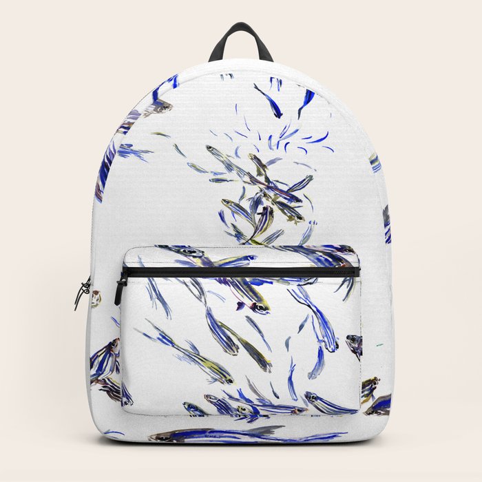 backpack with fish design