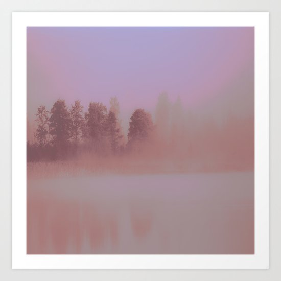 Over The Rainbow Forest Art Print