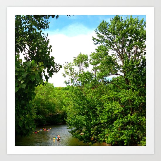 Kayak Art Print