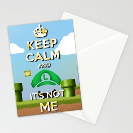 it's not me Stationery Card