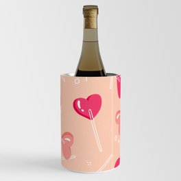 Heart Lollipops - Pink Palette Wine Chiller