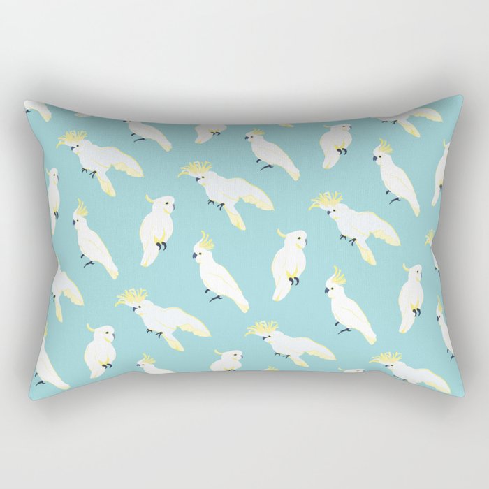Cockatoos Rectangular Pillow