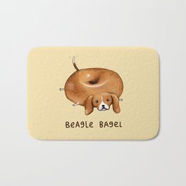 Beagle Bagel Bath Mat