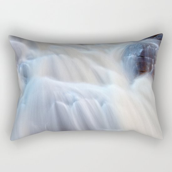 Chutes du Diable Waterfall Rectangular Pillow