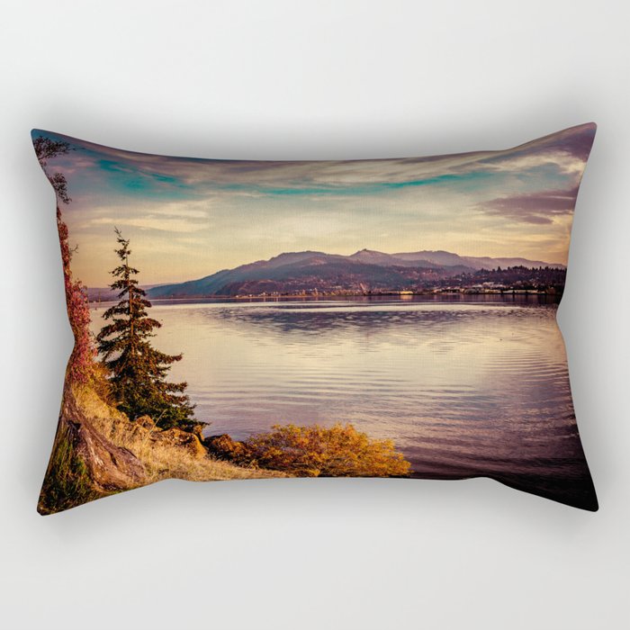 Serenity Lake Rectangular Pillow