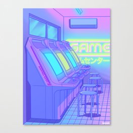 Midnight Arcade Canvas Print