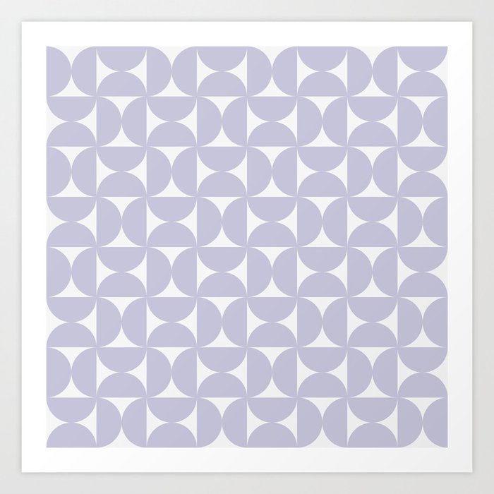Patterned Geometric Shapes XLIV Art Print