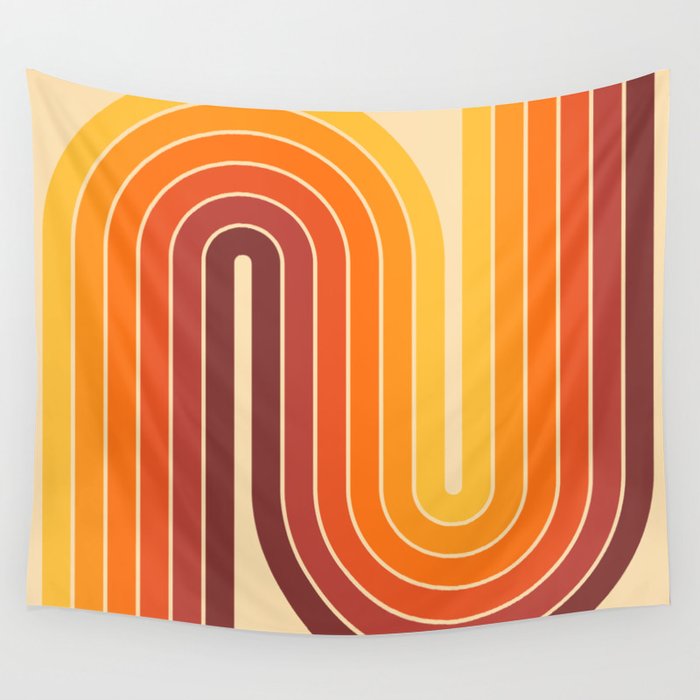 Retro wall tapestry shop