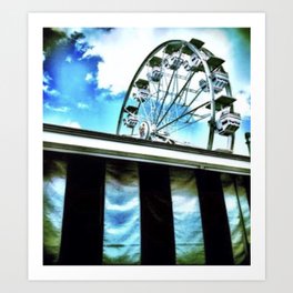 Ferris Wheel's Day Off  Art Print