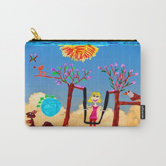 Dreaming | Playground | Up to the Clouds Carry-All Pouch